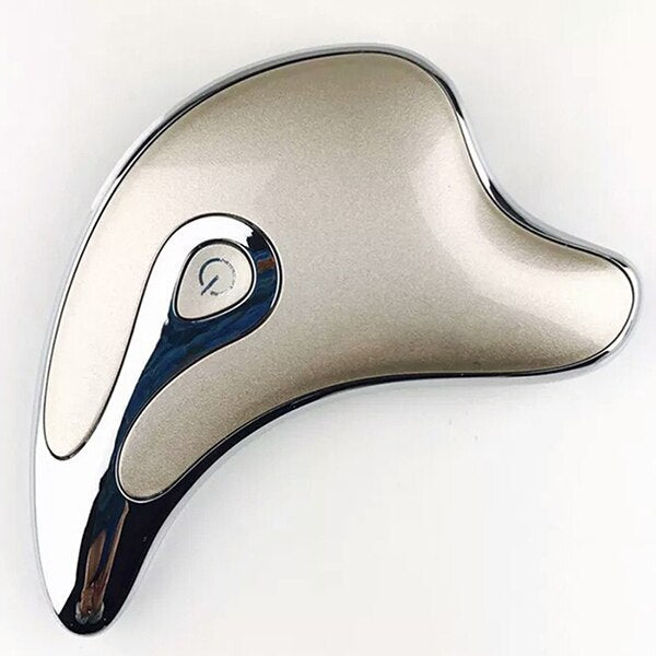 Scraper Facial Massager Face Lifting Slimming LED Light Microcurrent Skin Rejuvenation Electric Body Gouache Massage