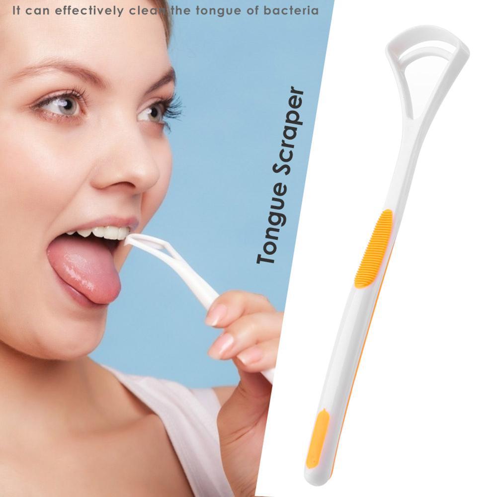 Plastic Tongue Scrapers for Bad Breath - 2 pack