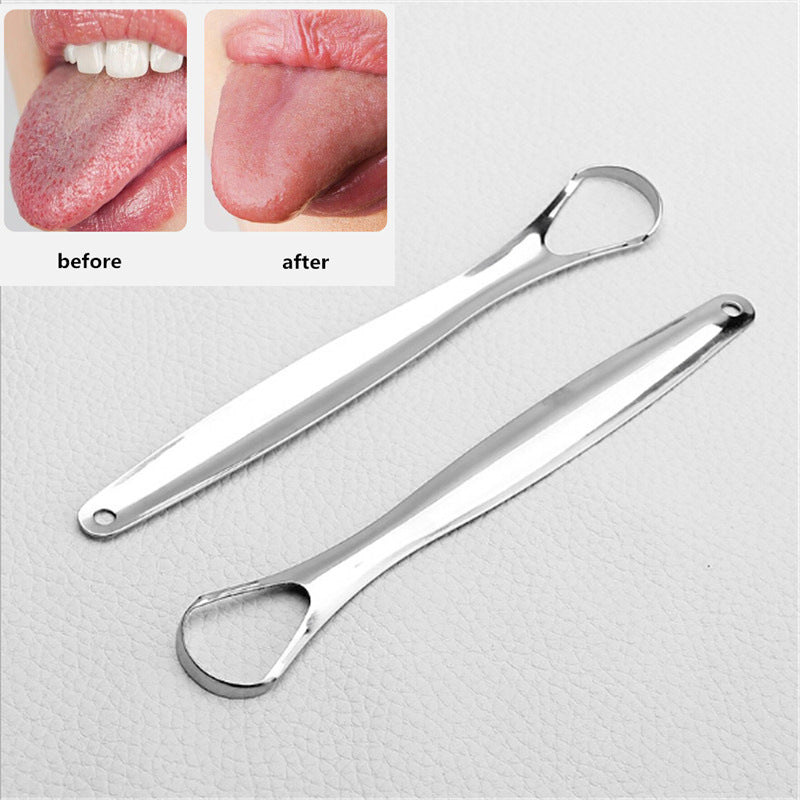 Portable Stainless Steel Tongue Scraper