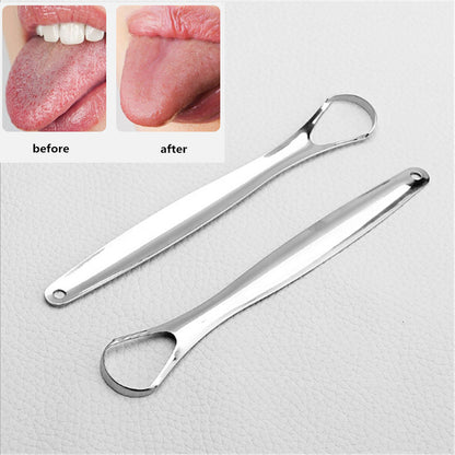 Portable Stainless Steel Tongue Scraper