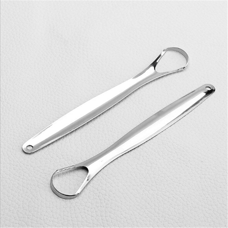 Portable Stainless Steel Tongue Scraper