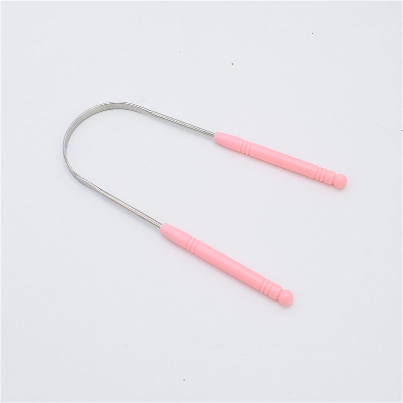 Stainless steel U- Shaped tongue cleaner