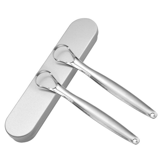 2 in 1 - Tongue scraper and U-Shaped Tongue scraper