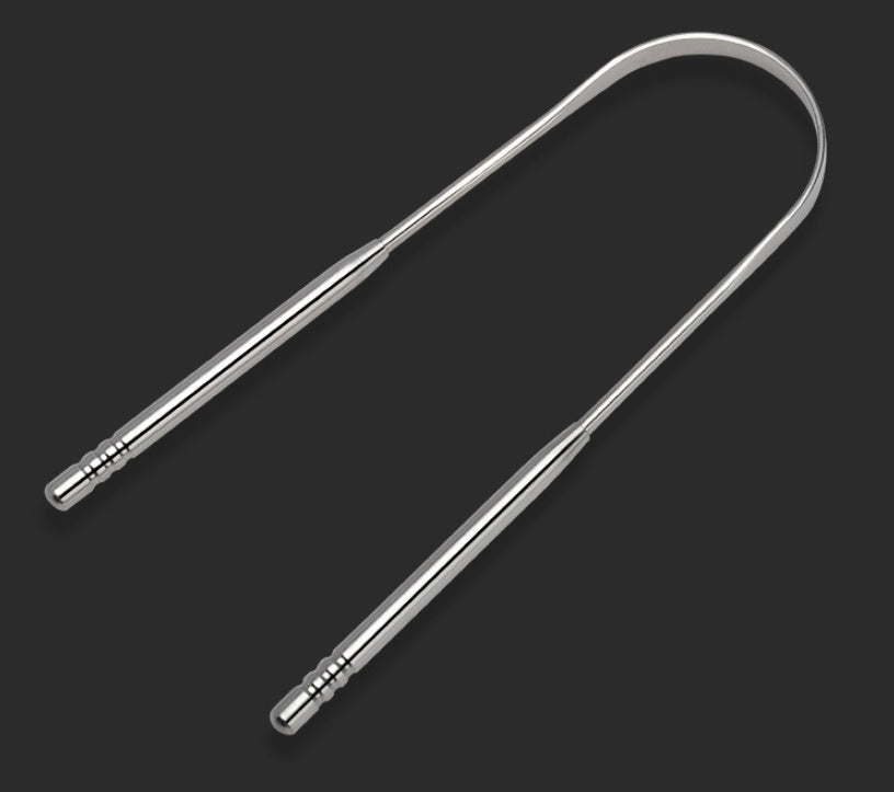 Stainless Steel U-Shaped Tongue Scraper