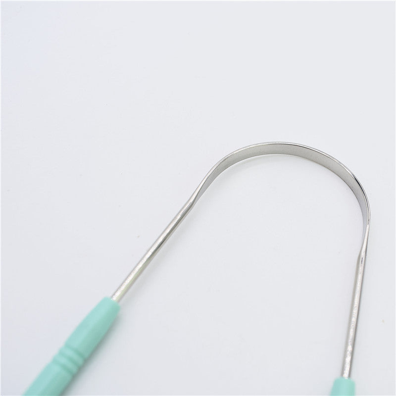 Stainless steel U- Shaped tongue cleaner