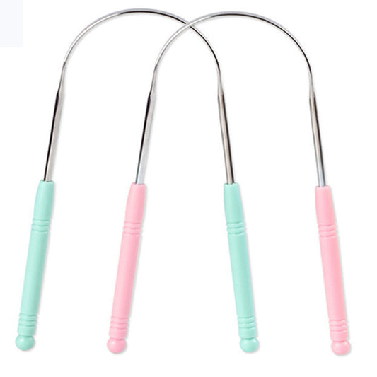 Stainless steel U- Shaped tongue cleaner