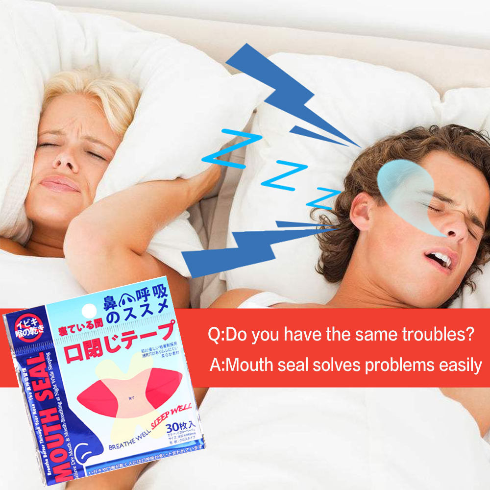 Anti Snoring Mouth Tape Sleep Strip Better Nose Breathing Improved Nighttime Sleeping